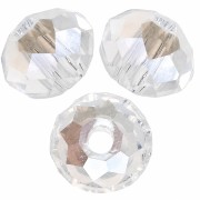 Crystal - Swarovski 5040 4 mm Flat Round Beads - Crystal Moonlight x20 Swarovski 5040 4 mm Flat Round Beads - Crystal Moonlight x20