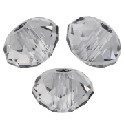 Swarovski 5040 4 mm Flat Round Beads - Crystal Urban Grey x20