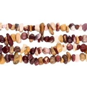 8–11 mm Gemstone Bead Chips – Mokait Jasper x 41 cm