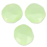 Fire Polished faceted round beads 8mm Pastel Green Pearl x20