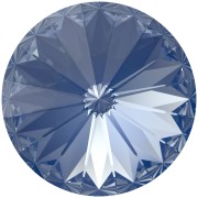 PureCrystal 1122 Rivoli Cabochon, 12 mm - Crystal Blue Muse Lux x1