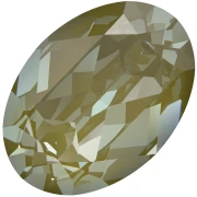 PureCrystal 4120 Cabochon, 14x10 mm - Crystal Herbal Green Lux x1