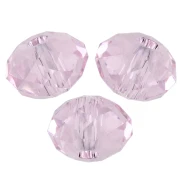 PureCrystal 5040 6 mm Flat Round Bead - Rosaline x1