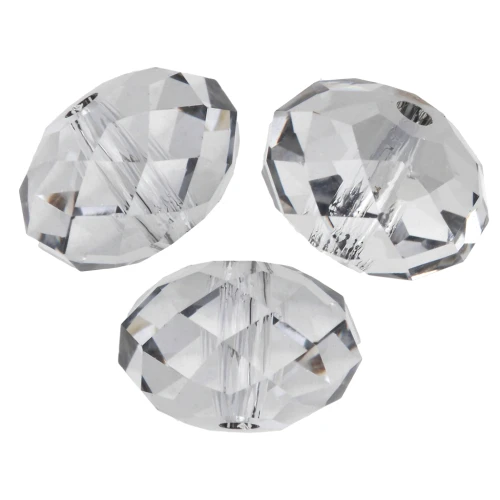 PureCrystal 5040 8 mm Flat Round Bead - Crystal Urban Grey x1