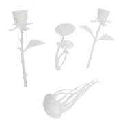 Gift - White Accessories for Inclusion Resin Jewelry - Random Shape x1