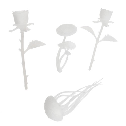 Gift - White Accessories for Inclusion Resin Jewelry - Random Shape x1