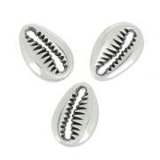 Shell spacer 12mm Antique Silver Plating x4|raw }}