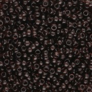 Miyuki 11/0 Seed beads 135 - Transparent Brown x8g
