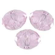 Rosaline - Swarovski 5040 6 mm Flat Round Bead - Rosaline x1 Swarovski 5040 6 mm Flat Round Bead - Rosaline x1
