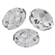 Swarovski 5040 8 mm Flat Round Bead - Crystal Urban Grey x1