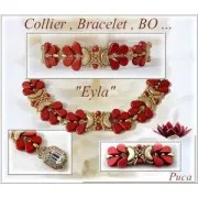 Arcos® by Puca® 5x10 mm Chalkwhite Blue Ceramic Look x10g