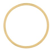 16 mm Mounting Rings and Circle Weaving - Gold-Plated 304L Stainless Steel (20-Pack)