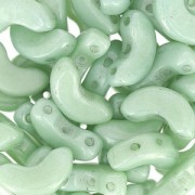 Arcos® by Puca® 5x10 mm Opaque Light Green Ceramic Look x10g|raw }}