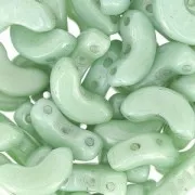 Arcos® by Puca® 5x10 mm Opaque Light Green Ceramic Look x10g