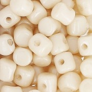 Minos® by Puca® 2.5x3 mm Opaque Beige Ceramic Look x5g