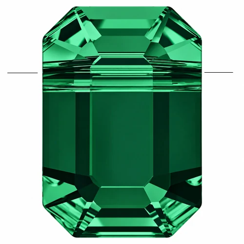 Swarovski Pendulum Bead 5514 8x5.5 mm - Emerald x1