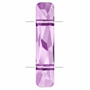 2-Hole Bead - Swarovski Column Bead 5535 23.5x5 mm - Light Amethyst x1