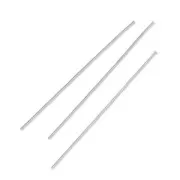 Soft head pin 50x1,4x0,55mm Rhodium HQ x10