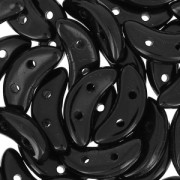 Czechmates Crescent 2 holes 3 x 10 mm Jet x5g|raw }}