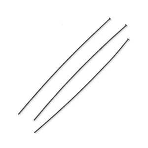 Soft head pin 50x1,4x0,55mm Black satined HQ x10