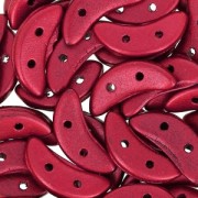 Czechmates Crescent 2 holes 3 x 10 mm Red Mat x5g|raw }}