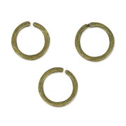 Jumprings open  7x1mm bronze x50|raw }}