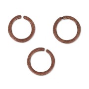 Jumprings open 7x1mm antic copper tone x50