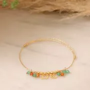 Cubes faceted 3 mm rose gold tone x10