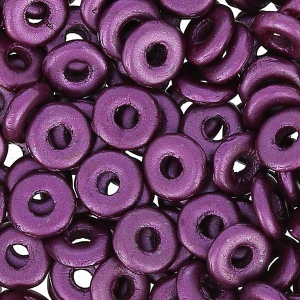 O Bead 4 mm Pastel burgundy x5g