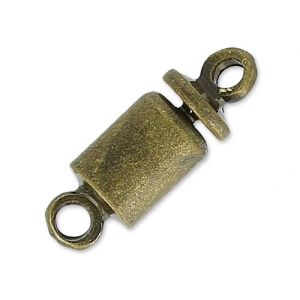 Rubber clasp 12 mm bronze x1