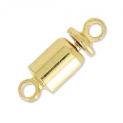 Rubber clasp 12 mm gold tone x1|raw }}