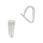 Bail 7mm Silver tone x100