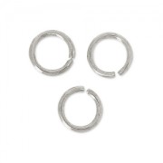 Jumprings open 3x0.6mm Fine silver plating x200|raw }}