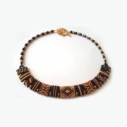 Carrier beads / 2-hole pillow beads 18x9 mm Light Siam x10