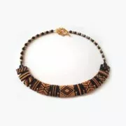 Carrier beads / 2-hole pillow beads 18x9 mm Light Siam x10