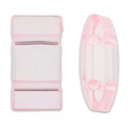 Carrier beads / 2-hole pillow beads 18x9 mm Light Rose x10|raw }}