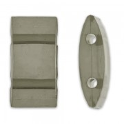 Synthetic 2 holes beads 18x9mm Black Diamond x10|raw }}