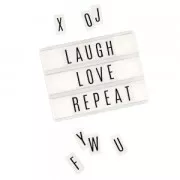 Lightbox Heidi Swapp - Slides 50 numbers transparent background