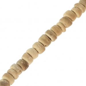 Wooden Heishi beads 4 mm Natural x39 cm
