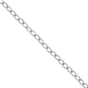 Chain oval links 6x4.6 mm Stainless steel x99cm