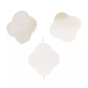 Flower beads  Mother-of-Pearl 12 mm Natural x1