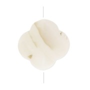 Flower beads  Mother-of-Pearl 20 mm Natural x1|raw }}