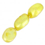 Irregular coloured olives 9x8mm Golden x6|raw }}