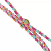 Earring back for lace 5 mm Fine silver plated x1