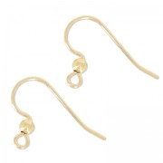 Gold filled 14 mm Earwires x2