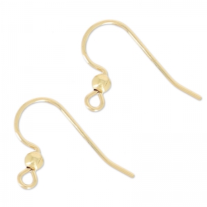 Gold filled 14 mm Earwires x2