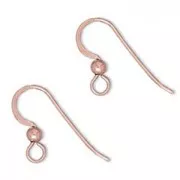 Rose Gold filled 16mm Earwires x2