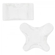 Butterfly Glass to fill 25x22x14mm x1