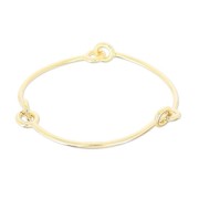 Articulated bracelet 65mm light gold HQ x1