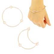 Articulated bracelet 65mm light gold HQ x1